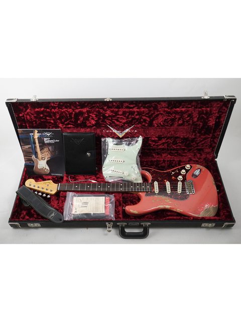 SOLD - Fender Custom Shop '60 Stratocaster Relic in Aged Tahitian Coral - USA 2017
