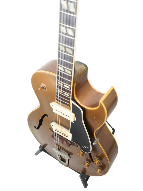 SOLD - Vintage Gibson ES-175D in Custom Gold - USA 1955