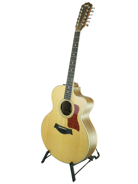 Beautifully crafted Taylor 455ce 12-string acoustic guitar, USA-made in 2011, known for its warm tones and quality design.