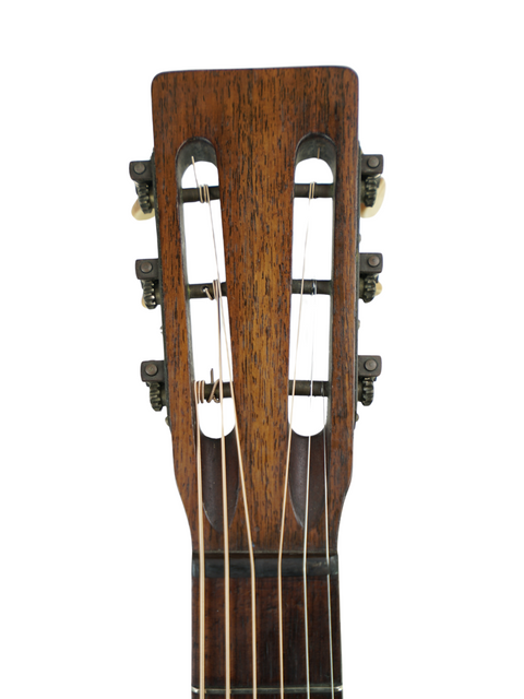 Neck of a 1928 Vintage Martin 2-17 Flat Top acoustic guitar, highlighting its classic design and craftsmanship.