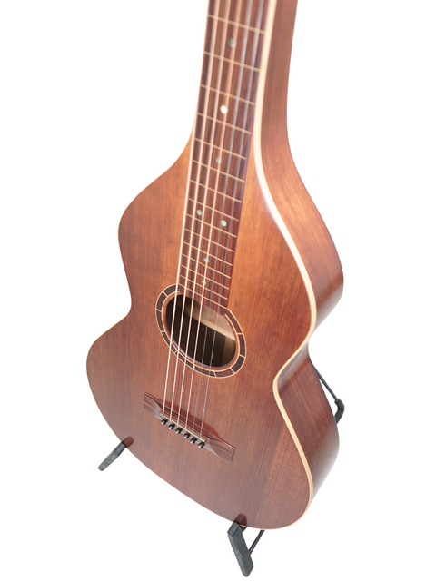 Sachar Amos Custom 'Weissenborn' guitar from 2007, featuring a beautifully crafted wooden body and neck, perfect for music lovers.