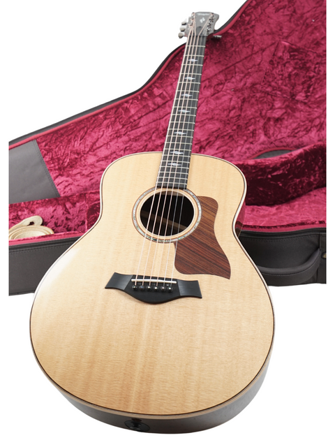 Taylor GS-1 acoustic guitar, USA-made GT 811e from 2022, known for its quality sound and sleek, stylish appearance.