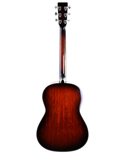 A K. Yairi G-1F guitar with a brown body displayed against a clean white background, from Japan, 2005.