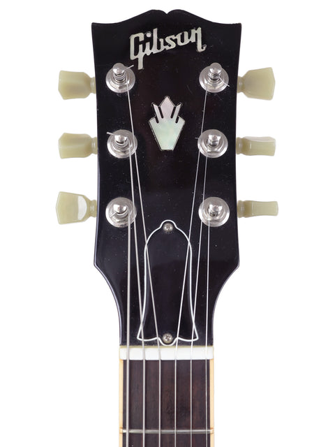 Black Gibson Les Paul Standard Jr. guitar, showcasing its sleek design and craftsmanship from the Gibson Custom Shop, 2009.