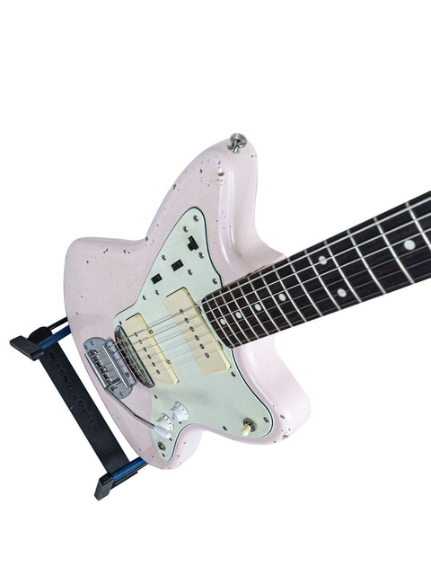 USA-made Rittenhouse JM-63 electric guitar, featuring a pink body and black pick guard, from 2020.
