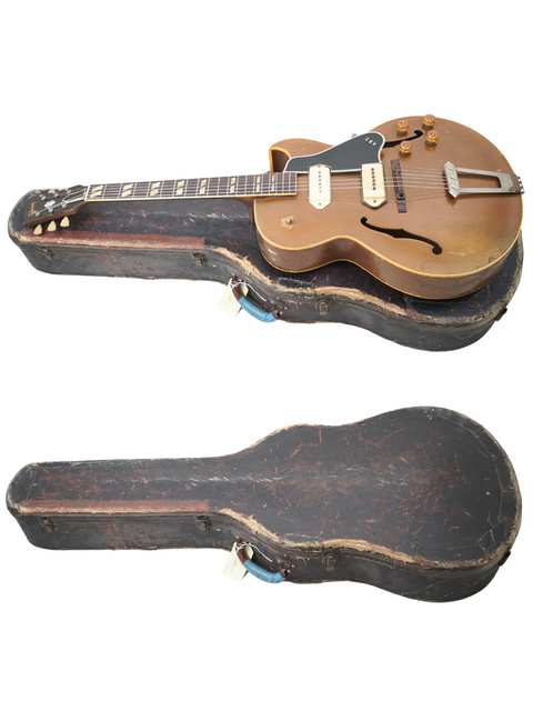 SOLD - Vintage Gibson ES-175D in Custom Gold - USA 1955