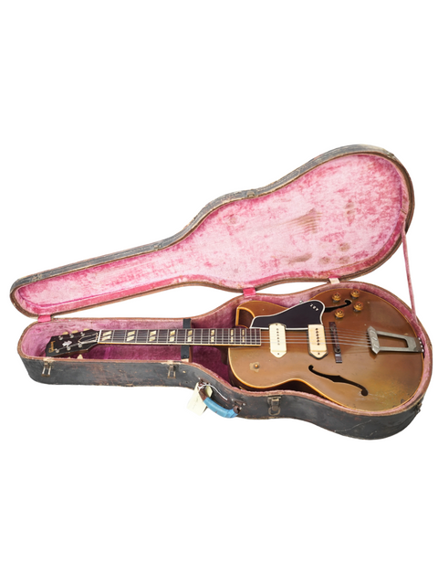 SOLD - Vintage Gibson ES-175D in Custom Gold - USA 1955