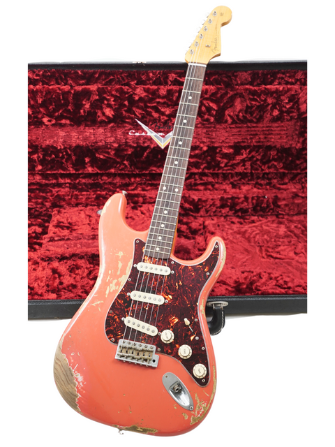 SOLD - Fender Custom Shop '60 Stratocaster Relic in Aged Tahitian Coral - USA 2017