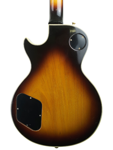 1978 Gibson Les Paul Custom Artisan in a stunning sunburst finish, highlighting its vintage appeal and quality.