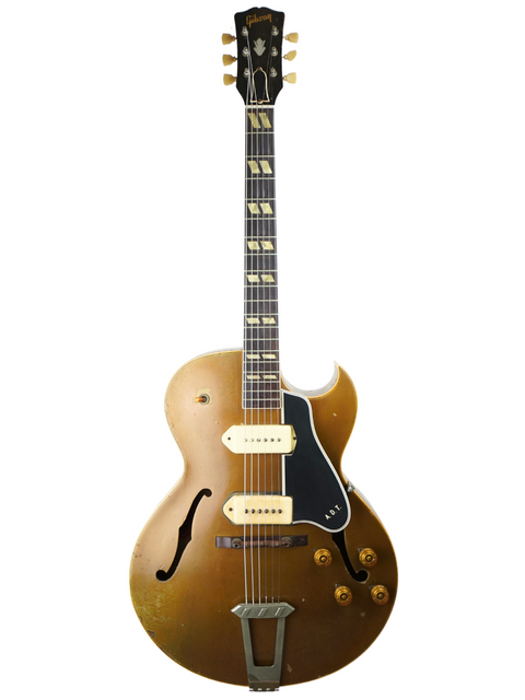 SOLD - Vintage Gibson ES-175D in Custom Gold - USA 1955