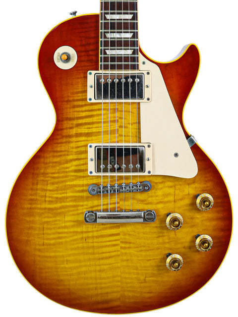 2004 Gibson Les Paul Custom R9 in sunburst, a stunning 1959 Reissue from the Custom Shop.