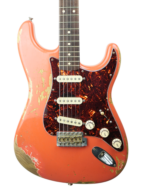 SOLD - Fender Custom Shop '60 Stratocaster Relic in Aged Tahitian Coral - USA 2017