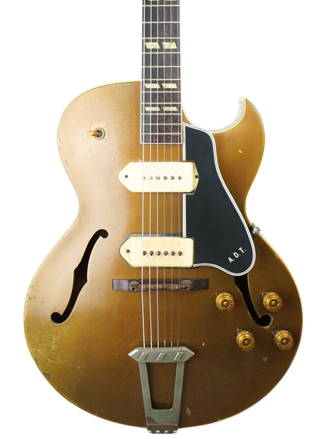 SOLD - Vintage Gibson ES-175D in Custom Gold - USA 1955