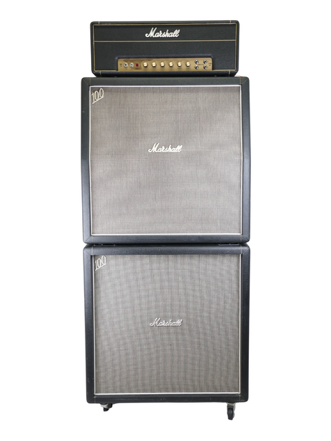 SOLD - Marshall JTM45 with 1960AHW &  1960BHW 4 x 12" Cabs – UK 2017