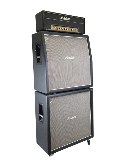 SOLD - Marshall JTM45 with 1960AHW &  1960BHW 4 x 12" Cabs – UK 2017