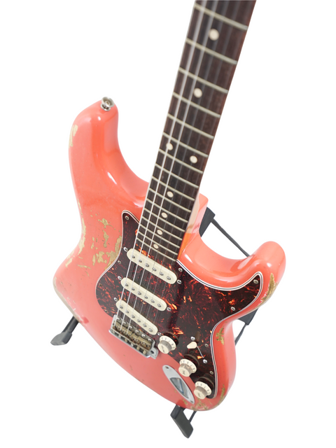 SOLD - Fender Custom Shop '60 Stratocaster Relic in Aged Tahitian Coral - USA 2017