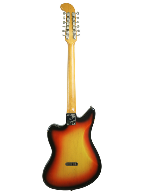 Classic 1965 Vintage Fender Electric XII guitar with a striking sunburst finish, a true gem for collectors and musicians alike.