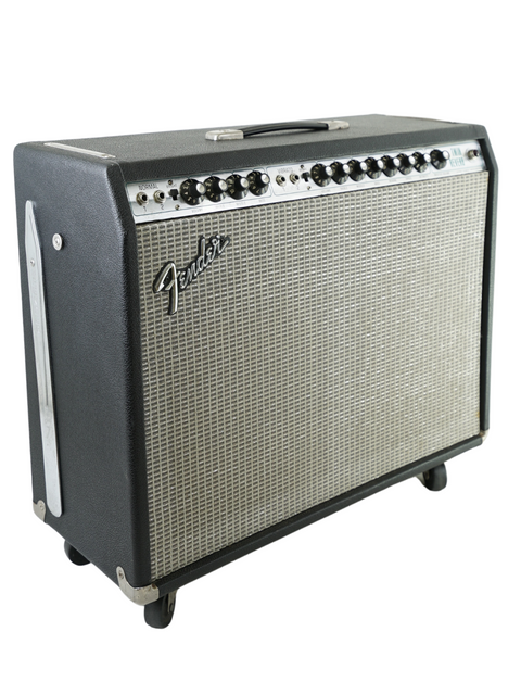Classic 1976 Fender Twin Reverb amp with 2 x 12" speakers, designed to elevate the sound of a Fender Stratocaster.