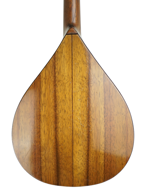 Detailed view of a 1924 Martin AK mandolin, highlighting its classic wooden body and craftsmanship.