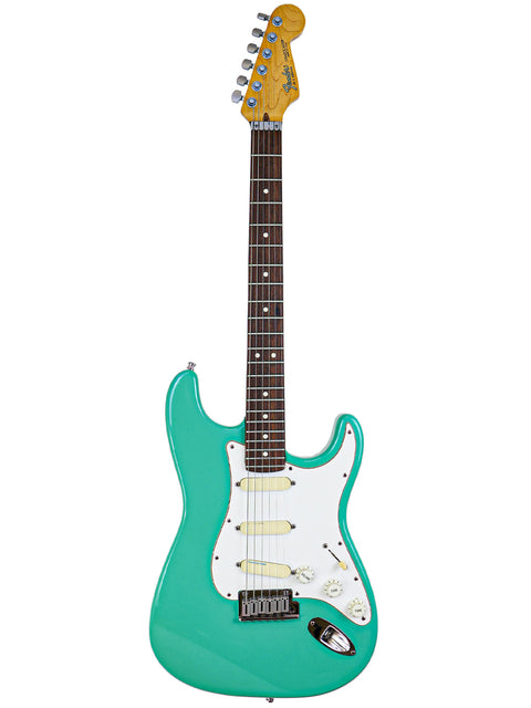 Fender Strat Plus Deluxe electric guitar from 1989, an American-made Stratocaster known for its distinctive style and performance.