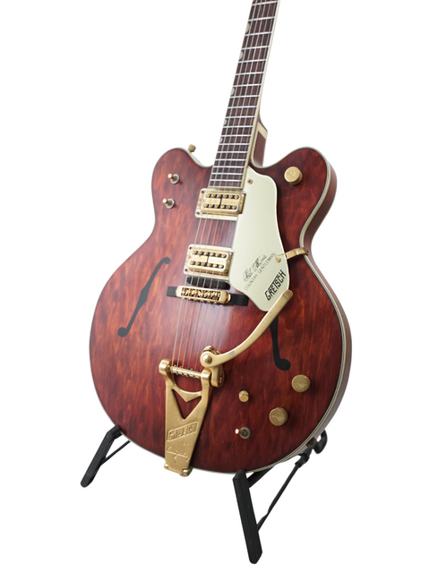 Gretsch G-60 Deluxe electric guitar, 1967 model 6122 Chet Atkins Country Gentleman, exemplifying vintage American guitar artistry.