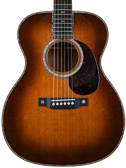 Martin Luther King Jr. themed acoustic guitar, model 000-42, crafted from Guatemalan Rosewood, made in the USA, 2019.