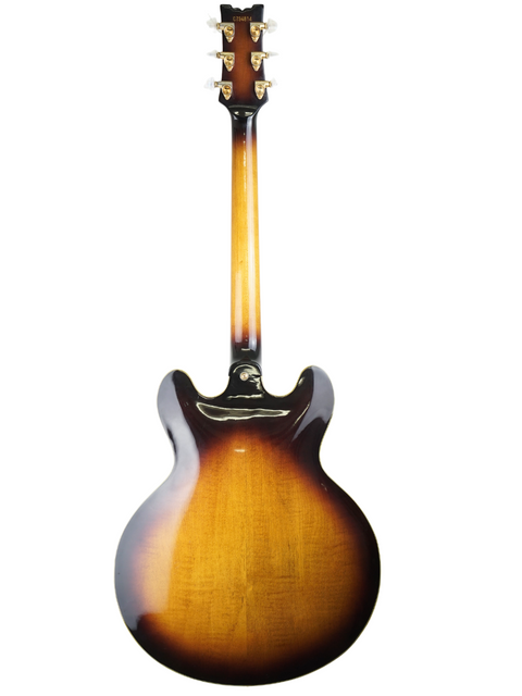 The Gibson ES-335 in sunburst, paired with the vintage Ibanez Artist 2630, a notable piece from Japan, 1979.