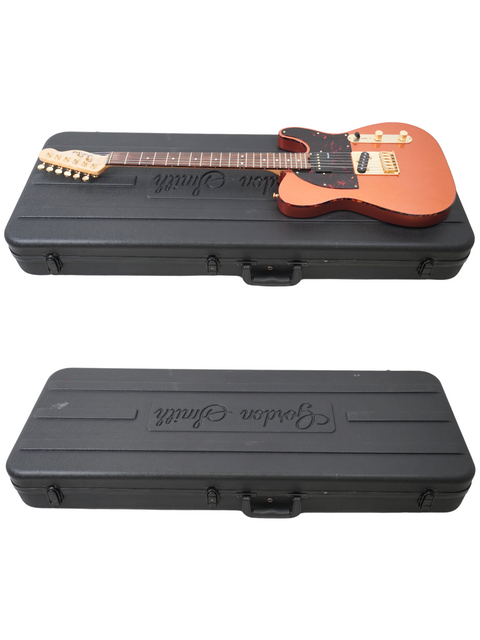 Two stunning Gordon Smith Classic T guitars in a case, perfect for musicians seeking quality and style.