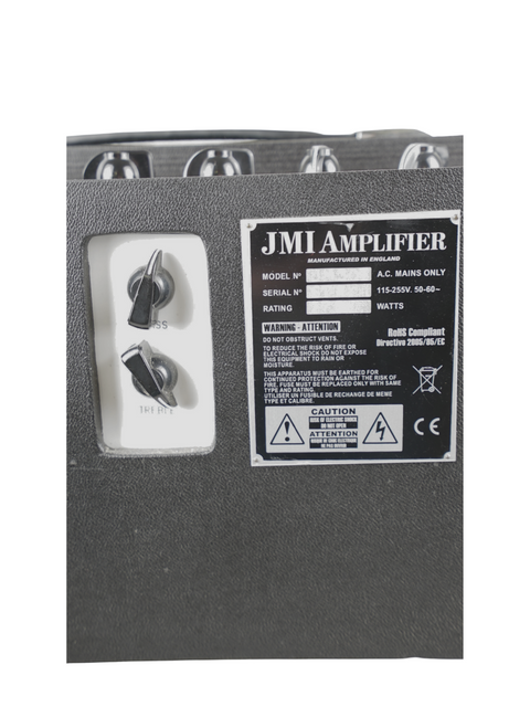 UK 2009 JMI-30 Shadows Anniversary Tour amplifier, signed and stylish, ideal for collectors and fans of classic music gear.