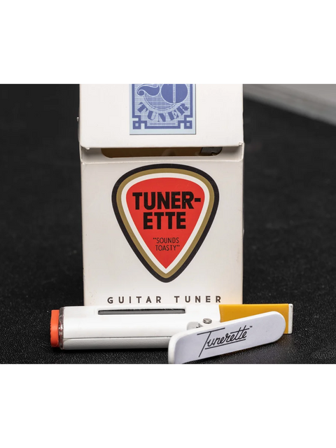 USA-made clip-on guitar tuner, The Original Tunerette™, perfect for keeping your electric guitar in tune.
