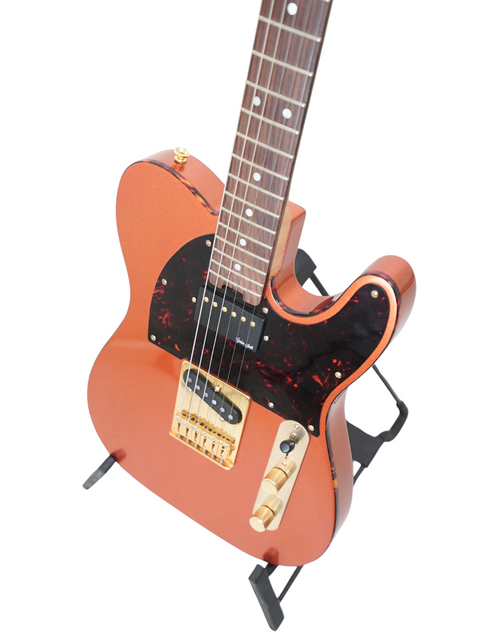 Vibrant red Gordon Smith Classic T guitar featuring a stylish black pickguard, a must-have for any serious musician.