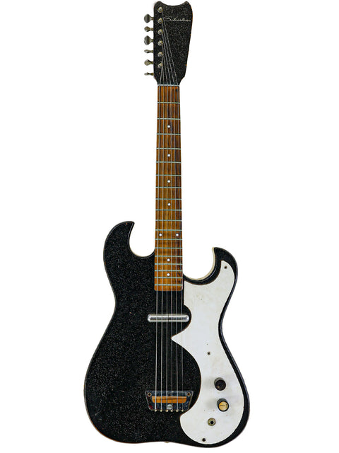 Vintage Harmony Silvertone 1448 with 'Amp-in-Case' - USA Mid 1960s