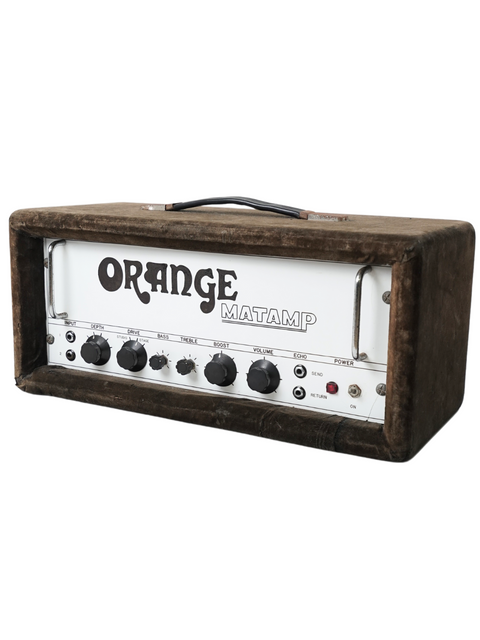 Vintage Orange Matamp 100W Head - UK c.1970