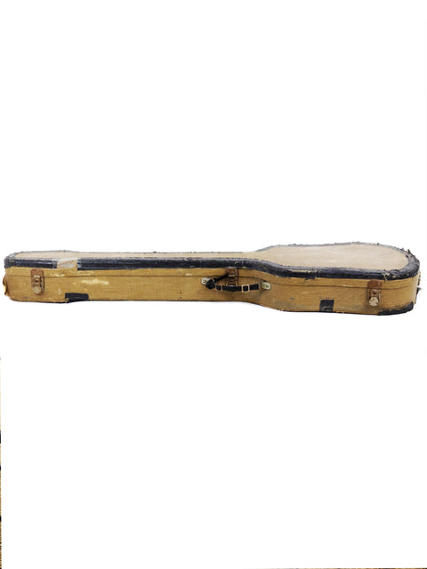 A classic Hofner 500/1 guitar case with a wooden back, representing the iconic style of Germany in 1962.