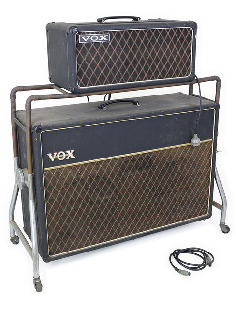Classic 1968 VOX AC50 MKII guitar amplifier, embodying vintage charm and exceptional audio performance.