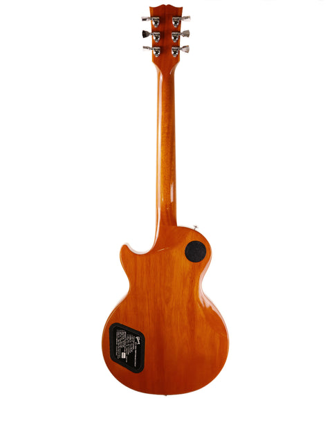 Gibson Les Paul HP guitar with a wooden body and black pickguard, showcasing its elegant design from the USA, 2019.

