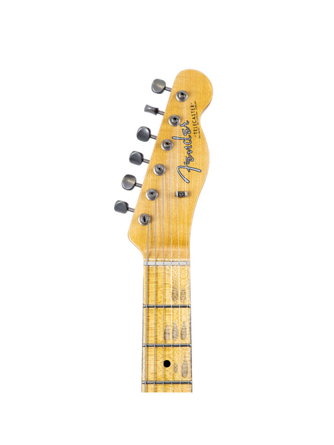 The neck of a 2018 Fender Custom Shop 60s Journeyman Telecaster displayed on a plain white background.
